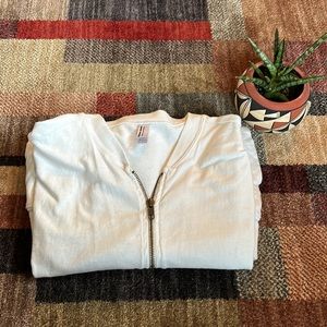 American apparel jersey zip up jacket